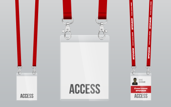 Three diffeent type of lanyards